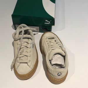 NEW Puma Kids Suede Platform Jewel